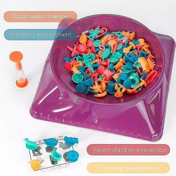 Crazy Treasure Hunt Tabletop Game Toy Observation Challenge For teenager-week
