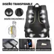 thumbnail image 2 of Mochila Para Laptop 15.6 Pulgadas Matein 1161 Térmica Con Interior Impermeable 25l Color Negro Lisa Para Hombre Y Mujer Negro, 2 of 7