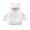 White, variant on LYHao Girls Winter Coat Soft Fleece Hooded Jacket With Ears Zip Up Outerwear For Toddlers And Kids Warm Cozy Fall Outerwear Girls Jacket Coat,Sizes 18-24 Months