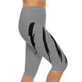 thumbnail image 5 of Effete Feline Claw Marks Scratch Women Capri Leggings (AOP), 5 of 7