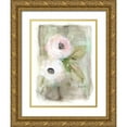 thumbnail image 1 of Talent, Kelley 25x32 Gold Ornate Wood Framed with Double Matting Museum Art Print Titled - Vintage Garden, 1 of 4