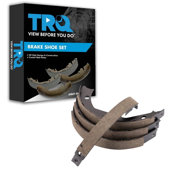 TRQ Parking Brake Shoe Set Fits Select 1997-2017 BMW