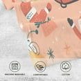 thumbnail image 5 of Yayeee 100% Cotton Hand Towels for Bathroom 16" x 28" Soft Absorbent Kitchen Towel, Pink Christmas Santa, 5 of 7