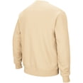 thumbnail image 2 of Men's Colosseum Gold Purdue Boilermakers Arch & Logo Crew Neck Sweatshirt, 2 of 4