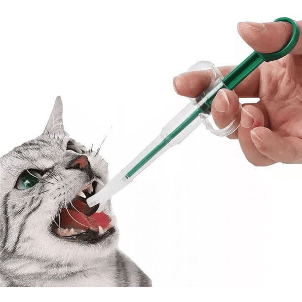 Paquete de 10 jeringas de alimentación de medicina para perros y mascotas, cuentagotas de medicina para gatos para animales bebés, jeringa de irrigación dental, pastilla de mano desechable/j