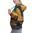 thumbnail image 2 of Haiem Sunset Desert Journey for Women's Fashion Hoodies & Sweatshirts with Kangaroo Pocket,Hooded Sweatshirt with Eye-catching Drawstrings-Medium, 2 of 7