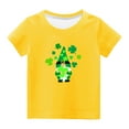 thumbnail image 2 of Edvintorg St. Patrick's Day Kids T Shirts Clearance Summer Printed Short Sleeve Casual Shirts Children's T-Shirt For Boys Girls 3-14Years Teeanger Clothing, 2 of 4