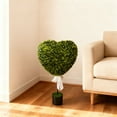 thumbnail image 5 of Gytml 32.28In Heart Shaped Bonsai, Heart Topiary Trees With Planter Pots, Valentine'S Day Artificial Potted Floral Decor For Indoor Outdoor Home Porch Decor Green-82cm, 5 of 8