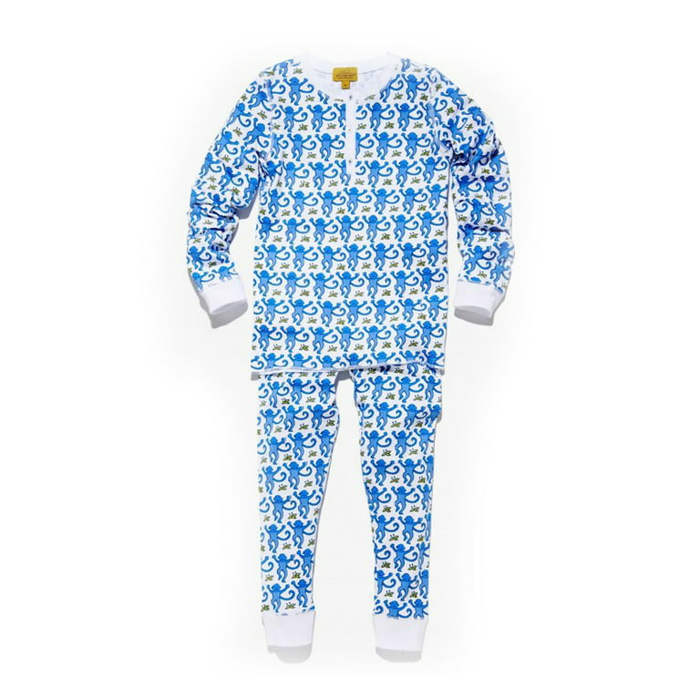 Roberta Roller Rabbit Toddler Boys Girls Pajamas Squirrels Blue