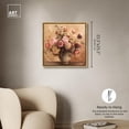 thumbnail image 5 of Burgundy Flower Afternoon Canvas Floral Glam Art by Art Remedy, Gold Frame, 24" x 24", 5 of 7
