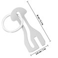 thumbnail image 2 of unbranded 2Ud Llavero Token Para Carrito De Supermercado En Aleación De Zinc Plateado Para Y Uso Práctico, 2 of 8