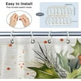 thumbnail image 4 of The Christmas Theme Design Shower Curtain for Bathroom Shower Curtain Set with 12 Hooks Waterproof Fabric Bath Curtain for Bathtub Restroom Decor, 72 X 72 in, 4 of 6