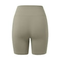 thumbnail image 4 of Pantalones cortos sin costuras con efecto lifting para mujer - Pantalones de gimnasio y yoga de cintura alta - Nailon y spandex - Tallas XS-XL, 4 of 4