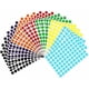 thumbnail image 1 of Pegatinas de puntos redondos JAMW 21 hojas 3/4 pulgadas 7 colores surtidos Sencillez, 1 of 5