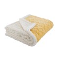 thumbnail image 1 of Cobertor Cobija Aborregado con Forro Polar Sherpa | Suave | Caliente | Ligera | Tamaño 150 x 100 cm (Amarillo, 150 x 100 cm), 1 of 7