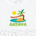 thumbnail image 4 of Inktastic I Love Antigua Girls Baby Dress, 4 of 5
