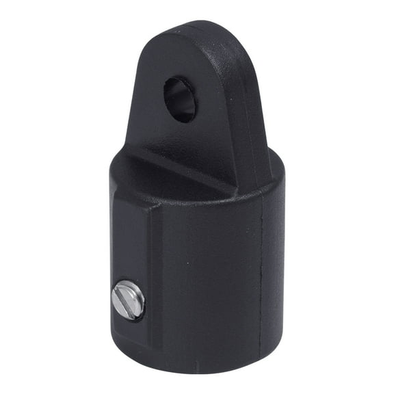White Water 58700B Marine Boat Black External Eye End, 3/4", Bimini Top Fitting Hardware