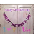 thumbnail image 2 of GOOHOCHY  Latte Flowers for Mother's Day Mothers Decorations Hanging Banner Happy Garlands Rosy, 2 of 7