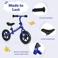 thumbnail image 5 of Spaco Kids No Pedal Balance Bike with Adjustable Handlebar and Seat-Blue, Kids Balance Bike, Toddler Bike for Years Boys and Girls, Early, 5 of 8