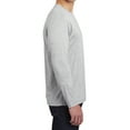 thumbnail image 3 of Mafoose Men's Long Sleeve PosiCharge Electric Heather Tee Silver Electric 4X-Large, 3 of 5