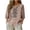 Khaki, variant on Chic Mint Green Womens Cotton Linen Blend Blouse Embroidered Floral V-Neck Puffed Short Sleeve Loose Fit Boho Tunic Top,Size XL
