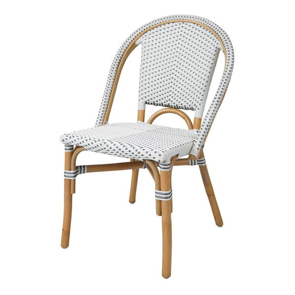 New Pacific Direct Avignon Paris Rattan Bistro Chair, (Set of 2)