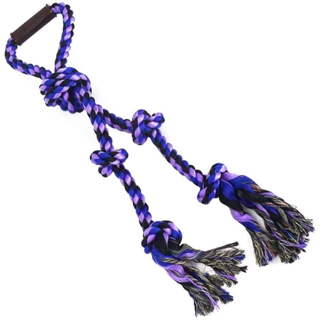 Juguete de cuerda para perros Ttspring para perros grandes con 1 asa