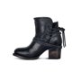 thumbnail image 3 of Botas de mujer de tacón alto y grueso, zapatos de otoño e invierno con vendaje, 3 of 4