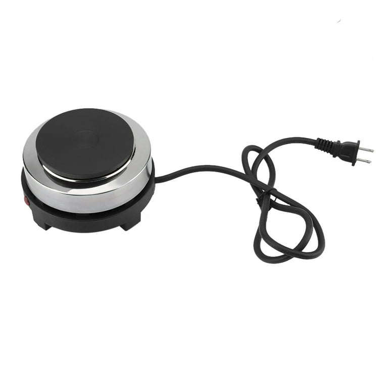 110V Small Electric Stove 500W Portable Countertop 5.5 Hot Plate  Multifunctional Home Coffee Tea Water Heater 
