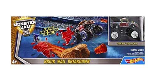 hot wheels monster jam brick wall breakdown