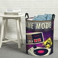 thumbnail image 6 of ZICANCN Colorful Game Mode Laundry Basket Organizer, Dirty Clothes Hamper for Bathroom Bedroom Laundry Room, Medium Size, 6 of 7