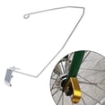 thumbnail image 3 of Gancho de horquilla de liviano con tope de material tierra Aleación de aluminio Gancho tipo E duradero para s plegables Piezas de BMX Plata, 3 of 4