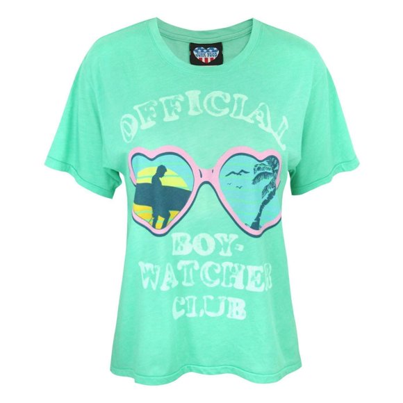 Junk Food Womens Boy Watcher Club T-Shirt