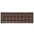 thumbnail image 5 of Simpli Home Penelope 56" WD Modern Rectangle Leather Ottoman Bench in Brown Genuine Leather, 5 of 8