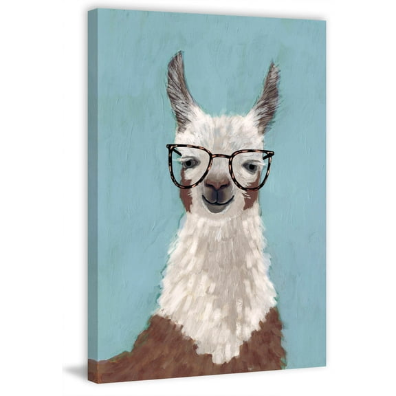 I Can See Llama Painting Print on Wrapped Canvas
