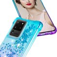 thumbnail image 4 of Funda para Samsung Galaxy S20 Ultra 5G Transparente con Brillos Carcasa Protectora Antigolpes con Glitter Brillante, 4 of 5