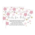 thumbnail image 1 of Inkdotpot 30Gender Reveal Twinkle Twinkle Little Star Baby Shower Book Request Cards Bring A Book Instead Of A Card Baby Shower Invitations Inserts Games, 1 of 6