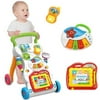 Outfmvch Learning Walker Sit-to-stand Baby Walk er Stroller Multi-Function Stroller Good Toddler