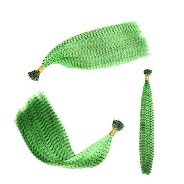 GlamEssence 100 Pcs 1 Paquet de Bâtonnets d'Extension de Cheveux Colorés Plume Extension de Cheveux Fibre de Mèche Bâton Perruque 13 Couleurs