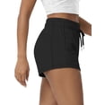 thumbnail image 3 of Sundazz Womens Sweat Shorts High Waisted Running Gym Workout Shorts Summer Casual Shorts with Pockets,Black,S, 3 of 9