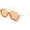 Gold Orange Frame - Light Brown Lens, variant on Retro Oversized Aviator Sunglasses for Women Men Square Double Bridge Pilot Sun Glasses 70s Trendy Shades