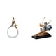 thumbnail image 1 of Figura de bailarina de ballet, estatua para dormitorio y estantería, escultura abstracta, regalo para escritorio y chimenea, decoración de restaurante, 1 of 8