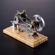 thumbnail image 5 of Motor modelo de Motor Mini temperatura de de juguete de energía física, hecho de Metal de yotijar Motor de vapor en miniatura de vapor, 5 of 7