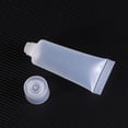thumbnail image 4 of Miangastore 40pcs Refillable Travel Bottles Disposable Leakproof Plastic Travel Tubes Sample Packing Jars Squeezable with Screw for Body Lotion Shower Gel Shampoo Cleanser (10ml), 4 of 8