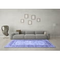 thumbnail image 3 of Ahgly Company Indoor Rectangle Persian Blue Traditional Area Rugs, 7' x 9', 3 of 4