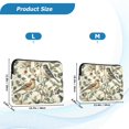thumbnail image 4 of FORMRS 15-15.6 inch Laptop Sleeve Case Soft Carrying Quilted Computer Bag Cover, Green Birds, 4 of 7