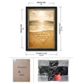 thumbnail image 6 of DECORARTS - Sand Writing Personalized Artwork with Names and Date, Customized Gifts for the Wedding Anniversary. Ready to hang framed art, Framed size: 19.25 x 27.25", 6 of 6