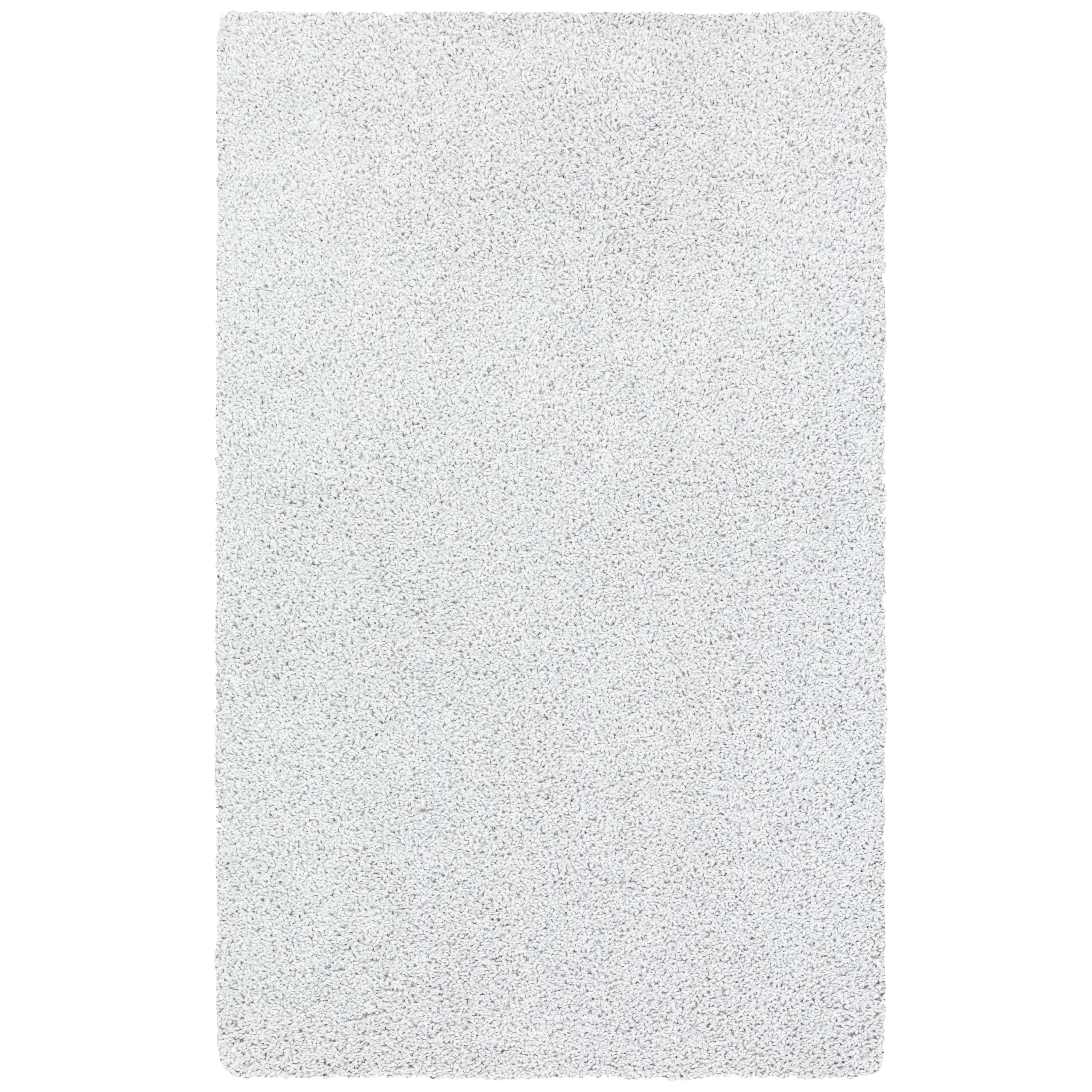 (3 pack) Mainstays Traditional Solid Silver Youth Shag Indoor Area Rug, 3' x 4'8"