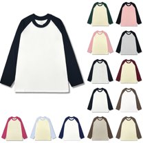 Dovford Men's Casual Long Raglan Sleeve T-Shirt Active Workout Running Hiking Baseball Shirts Cotton Crew Neck Tops 2025