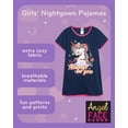 thumbnail image 4 of Angel Face Girls Nightgowns - 3 Pack Short Sleeve Girls Pajamas Shirts Night Dress Set (Sizes 8-14), 4 of 7